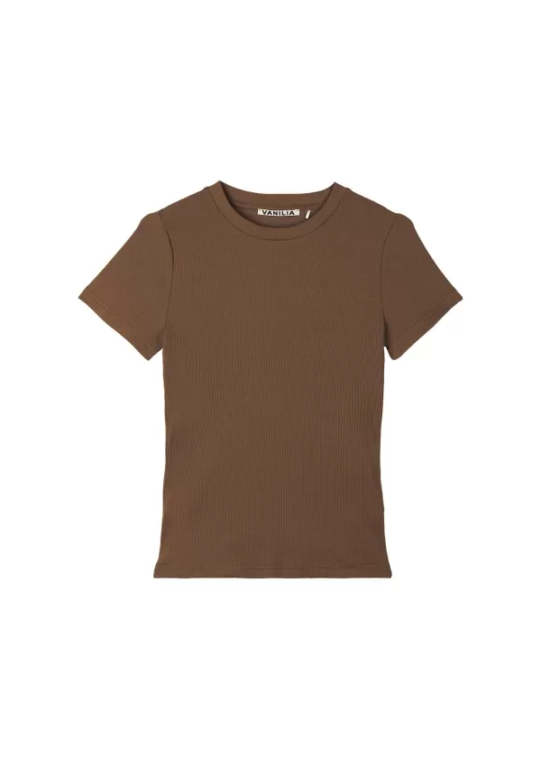 Basic Rib T-Shirt | Vanilia Cheap