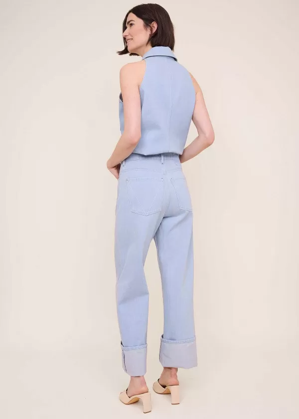 Clay Denim Halter Top | Vanilia New