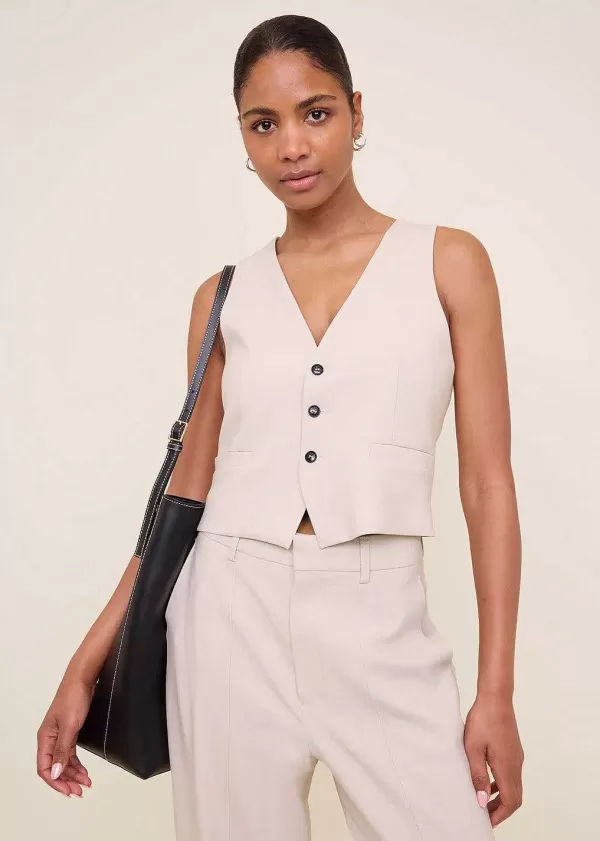 Clean Solid Gilet | Vanilia Flash Sale