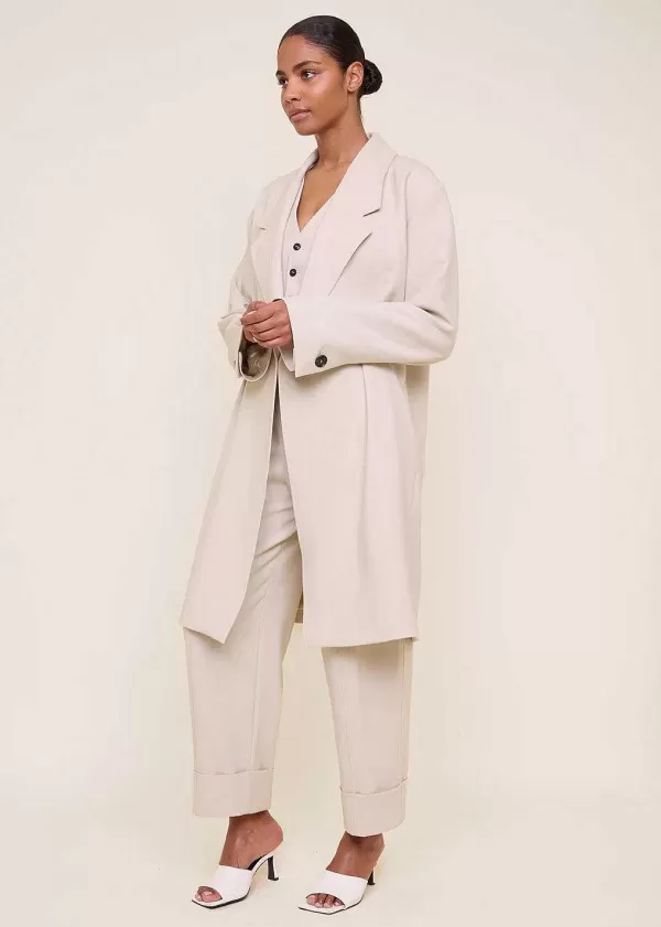 Clean Solid Overcoat | Vanilia New