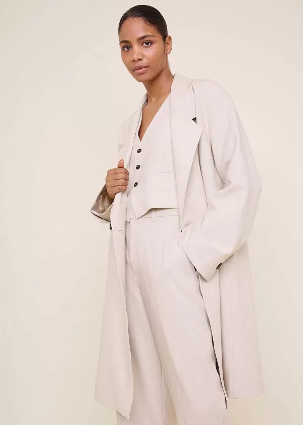 Clean Solid Overcoat | Vanilia New