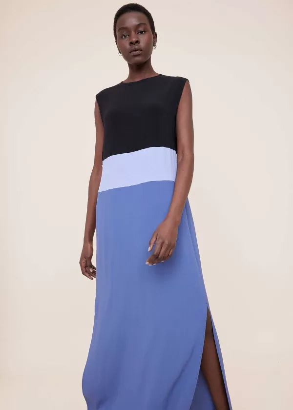Colour Blocking Maxi-Jurk | Vanilia Sale