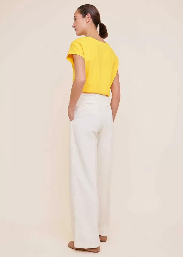 Cr Pe Top Met Split | Vanilia Shop