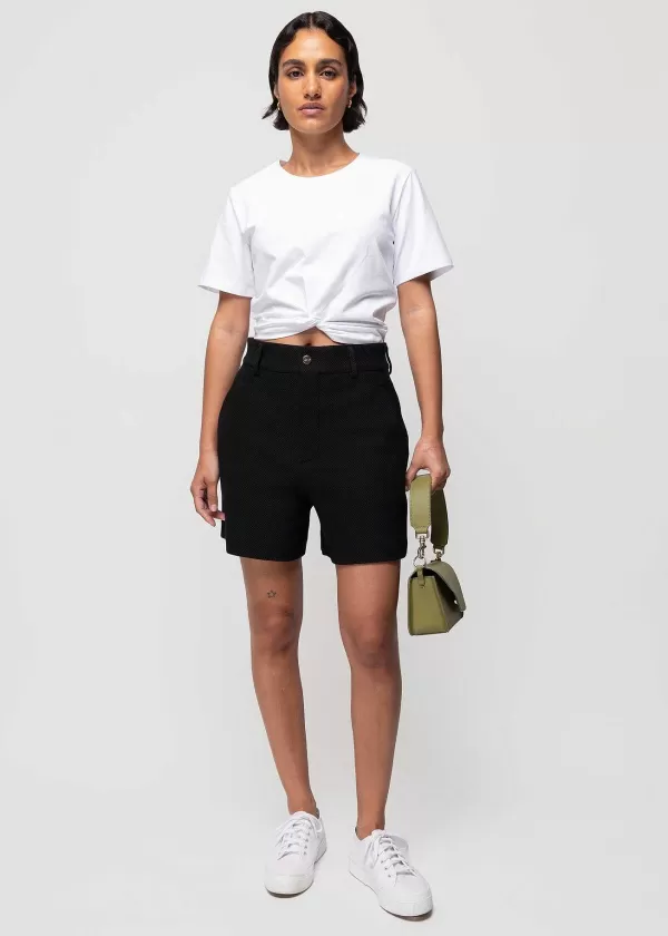 Cropped Shirt Met Knoopdetail | Vanilia New