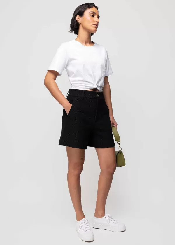 Cropped Shirt Met Knoopdetail | Vanilia New
