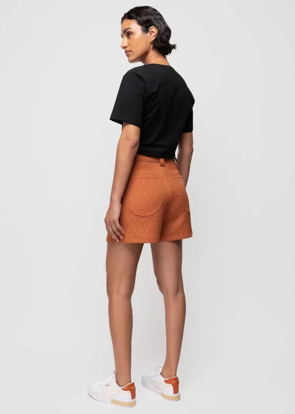 Cropped Shirt Met Knoopdetail | Vanilia Discount