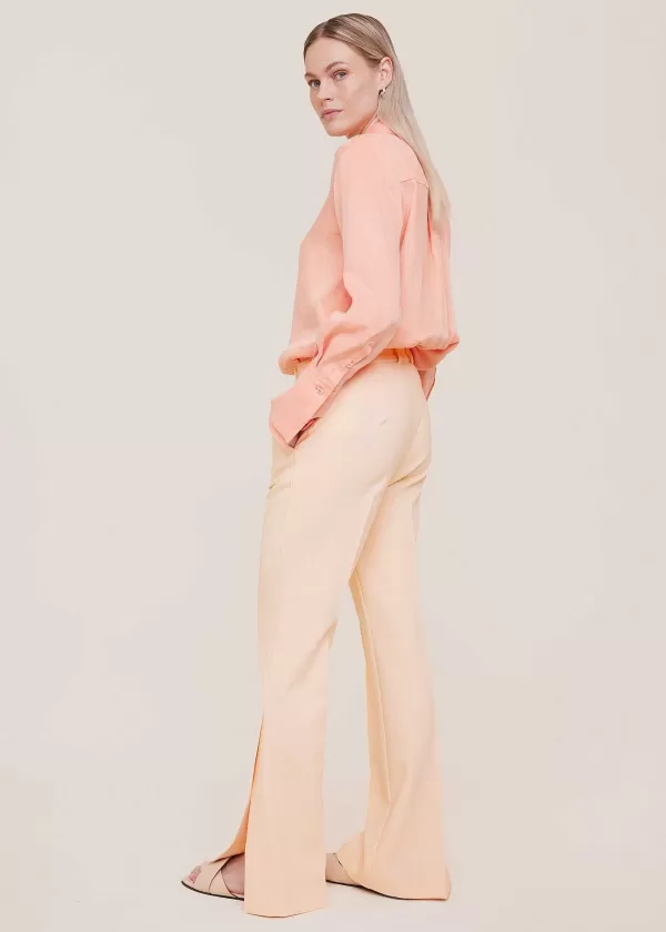 Flaired Viscose Blend Trousers | Vanilia Sale