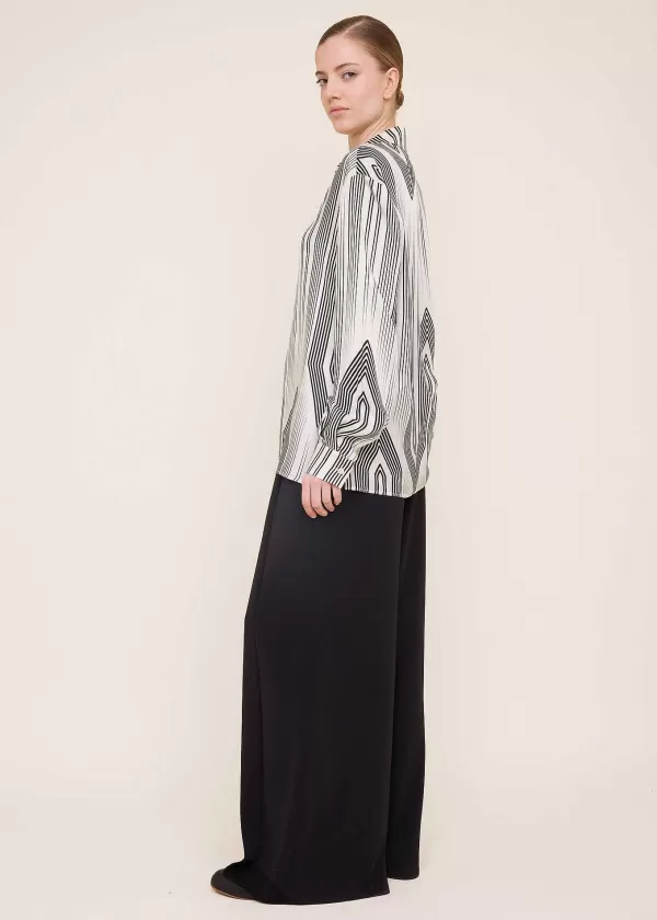 Graphic Viscose Blouse | Vanilia Fashion