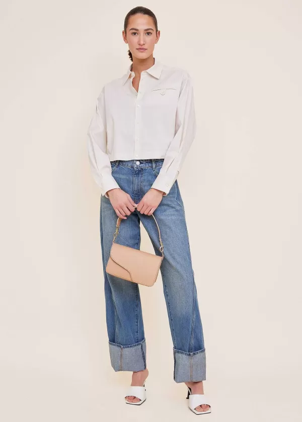 Katoenen Cropped Blouse | Vanilia Store