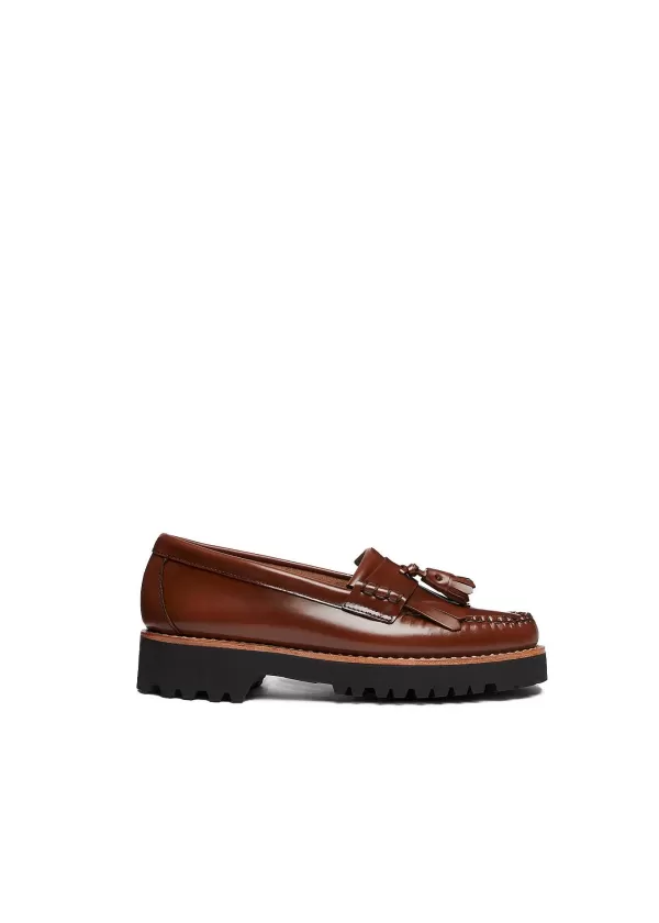 Leren Platform Loafers | Vanilia Flash Sale