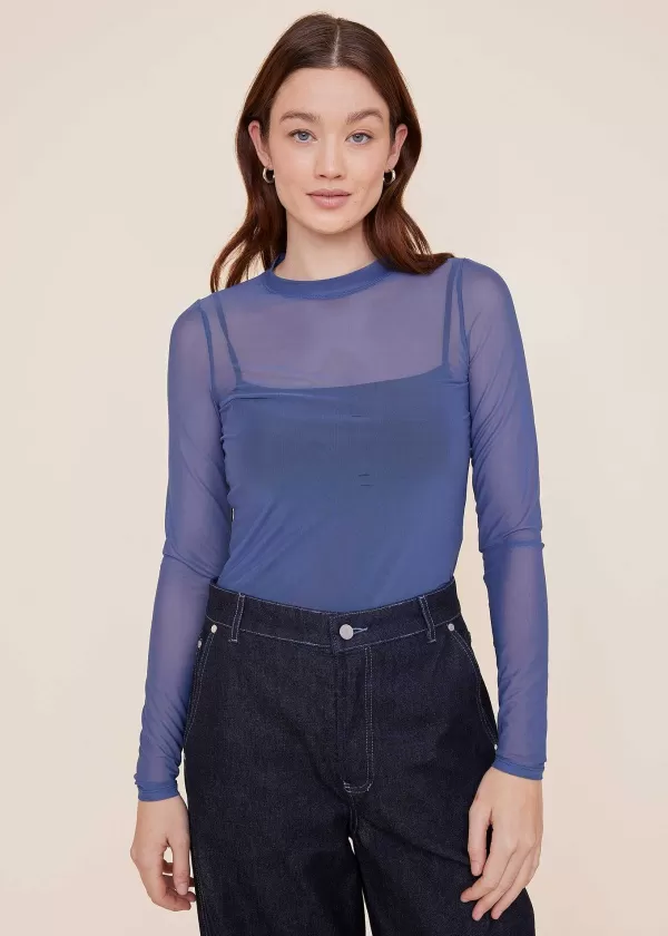 Mesh Longsleeve Top | Vanilia Best Sale