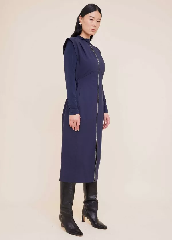 Midi-Jurk Met Rits | Vanilia Cheap