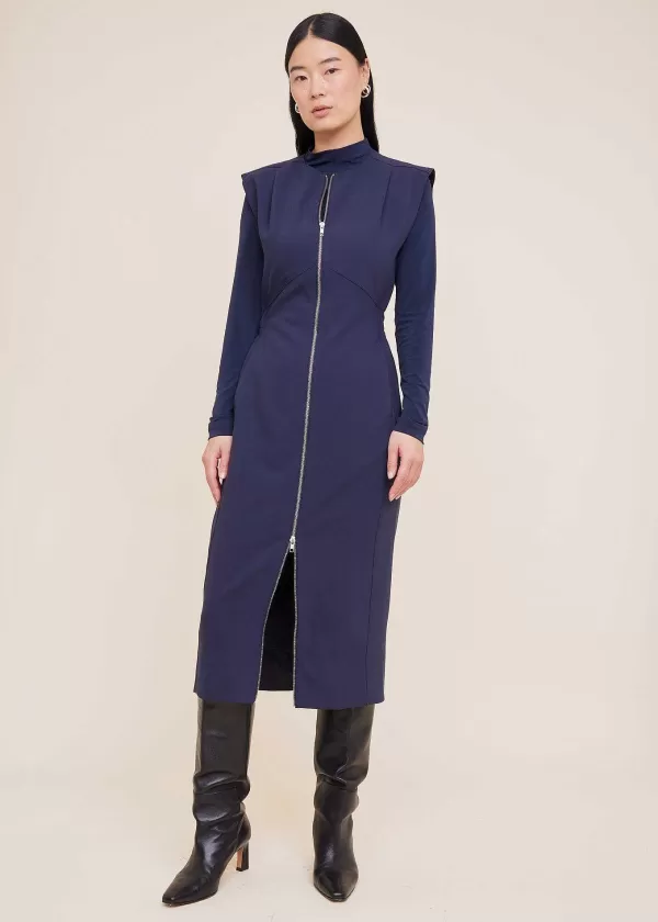 Midi-Jurk Met Rits | Vanilia Cheap