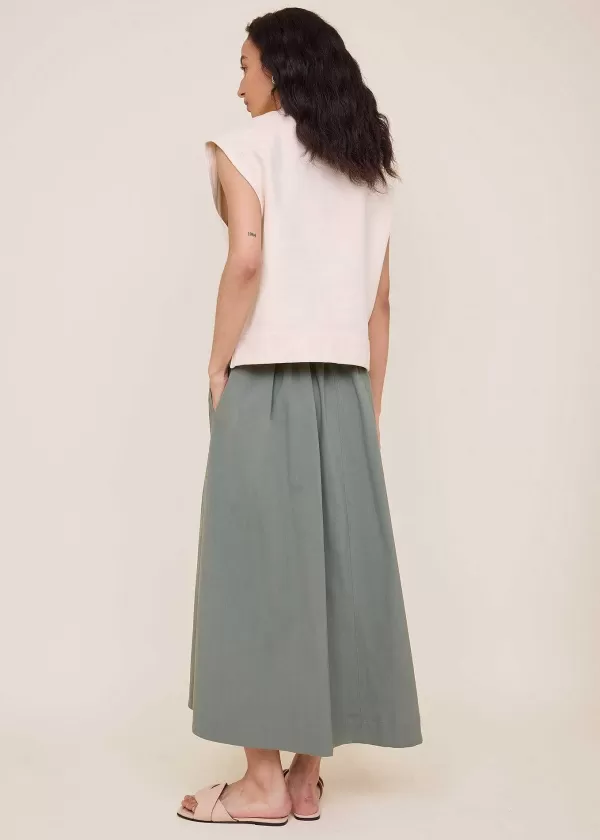 Nylon Midi Rok | Vanilia Hot