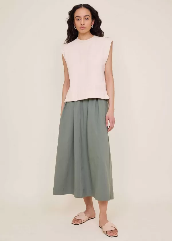 Nylon Midi Rok | Vanilia Hot