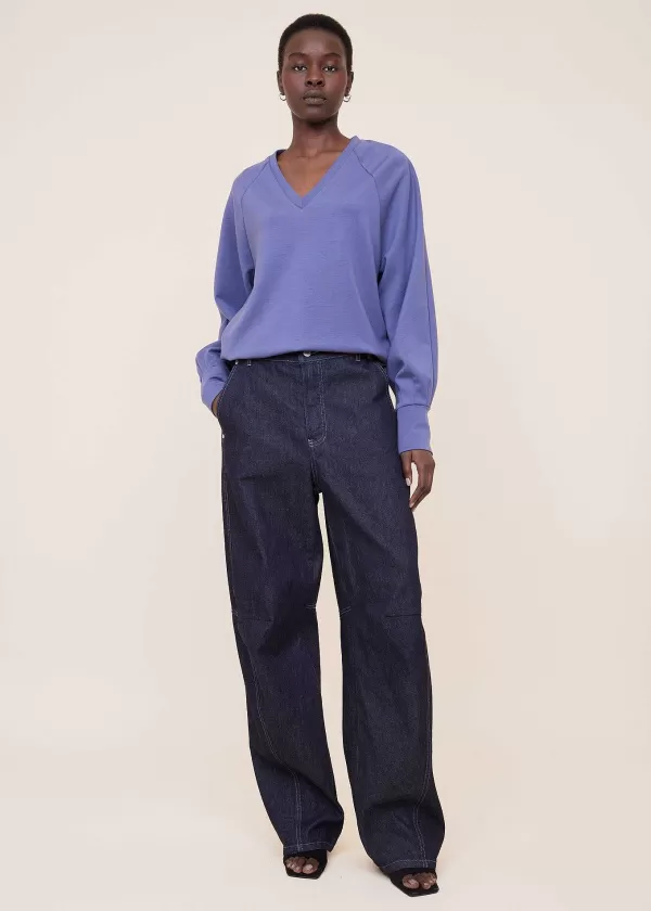 Oversized Trui Met V-Hals | Vanilia Cheap