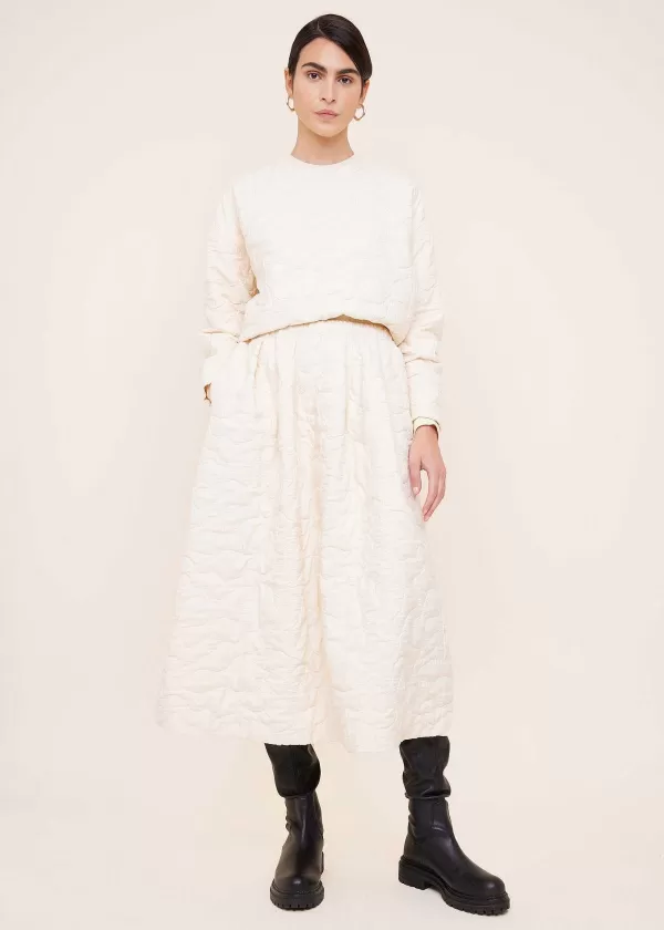 Padded Midi Rok | Vanilia Hot