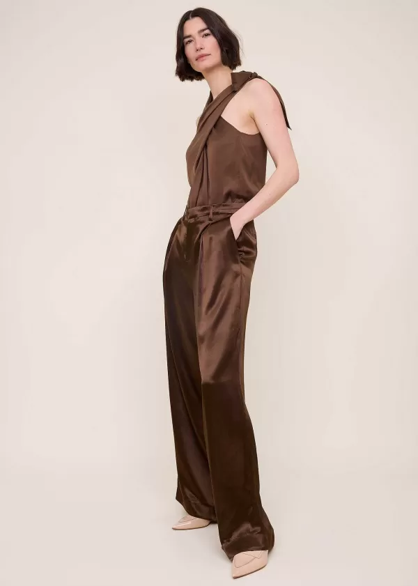 Pleated Satin Trousers | Vanilia Online