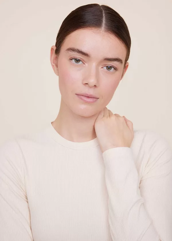 Rib Top Met Ronde Hals | Vanilia Store