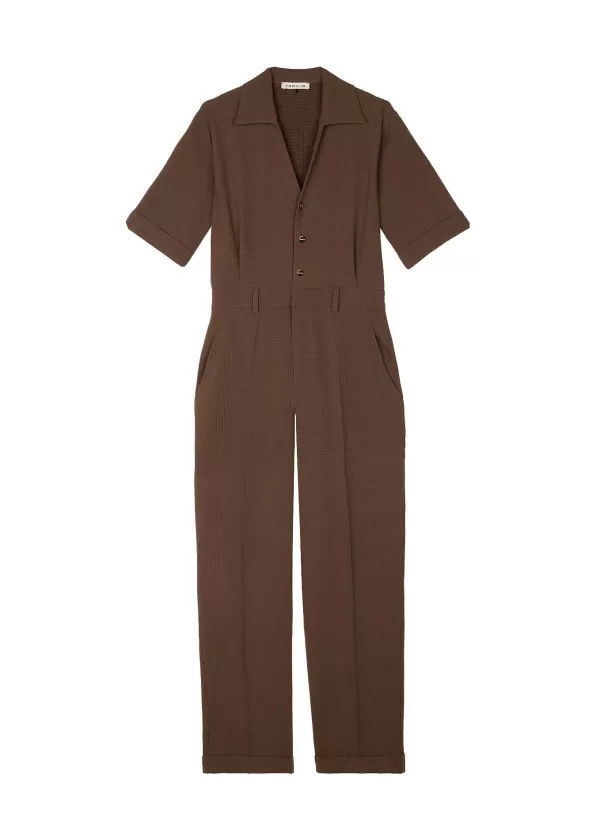 Shortsleeve Waffle Jumpsuit | Vanilia Sale