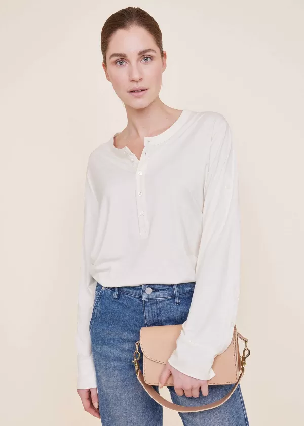 Sleeveholder Jersey Henley | Vanilia Online