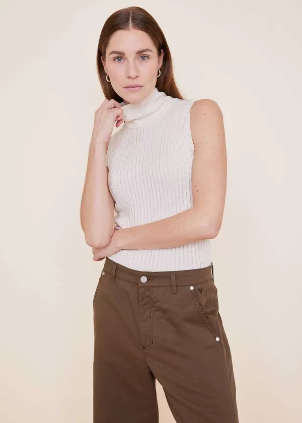 Sleeveless Knitted Turtleneck | Vanilia Shop