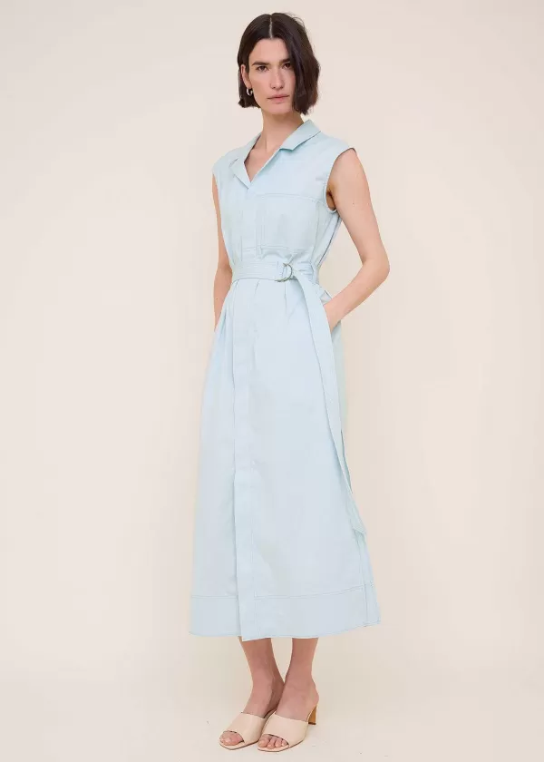 Sleeveless Twill Midi Dress | Vanilia Online