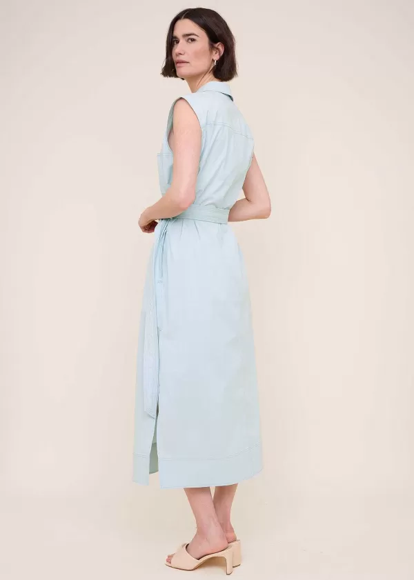 Sleeveless Twill Midi Dress | Vanilia Online
