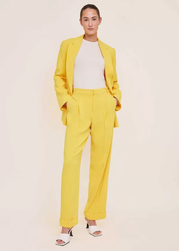 Tailored Cr Pe Broek Gevoerd | Vanilia New