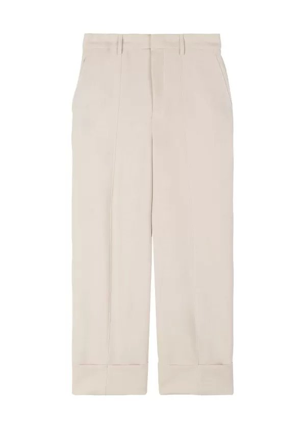 Tailored Solid Trousers | Vanilia Sale
