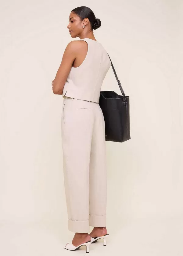 Tailored Solid Trousers | Vanilia Sale
