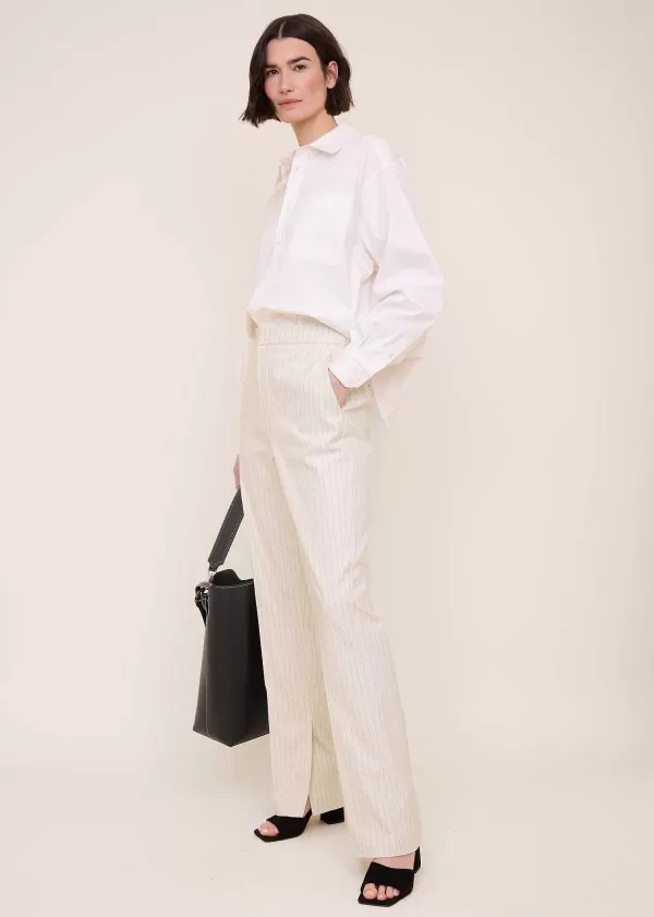 Tapered Pinstripe Trousers | Vanilia Discount