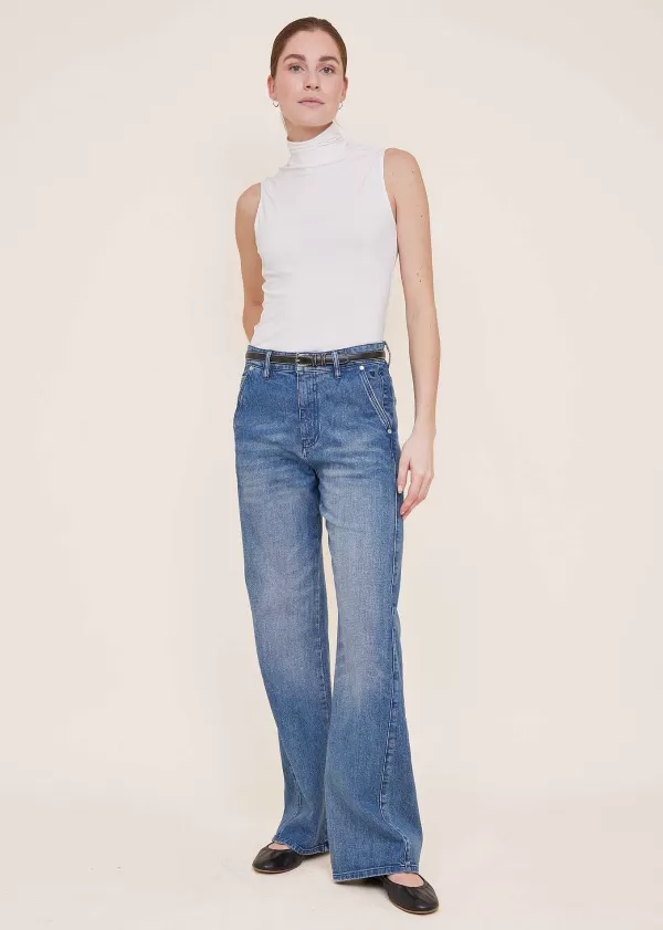 Tricot Tanktop Met Col | Vanilia Cheap