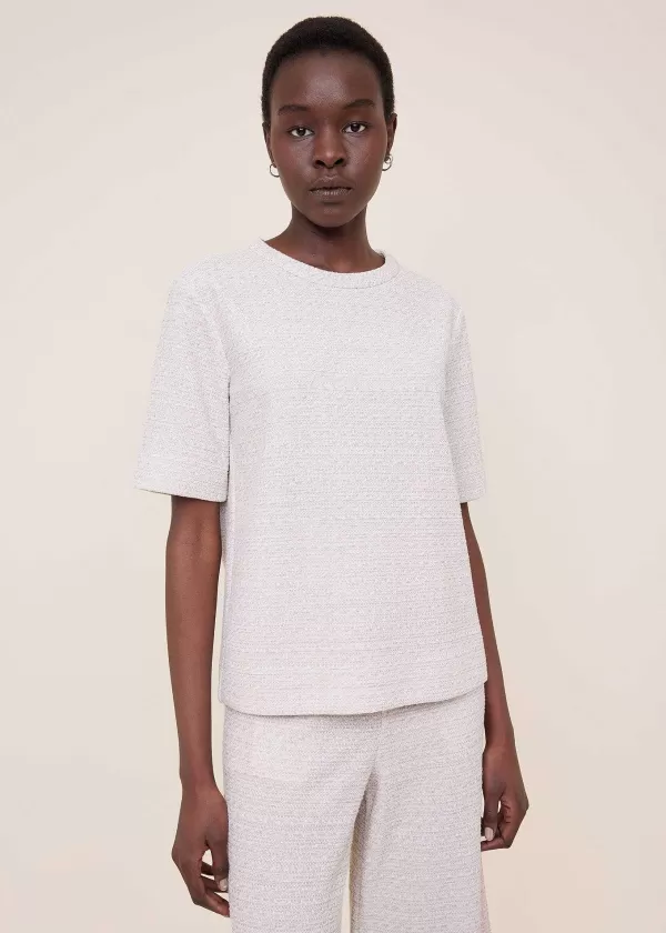 T-Shirt Met Structuur | Vanilia Online
