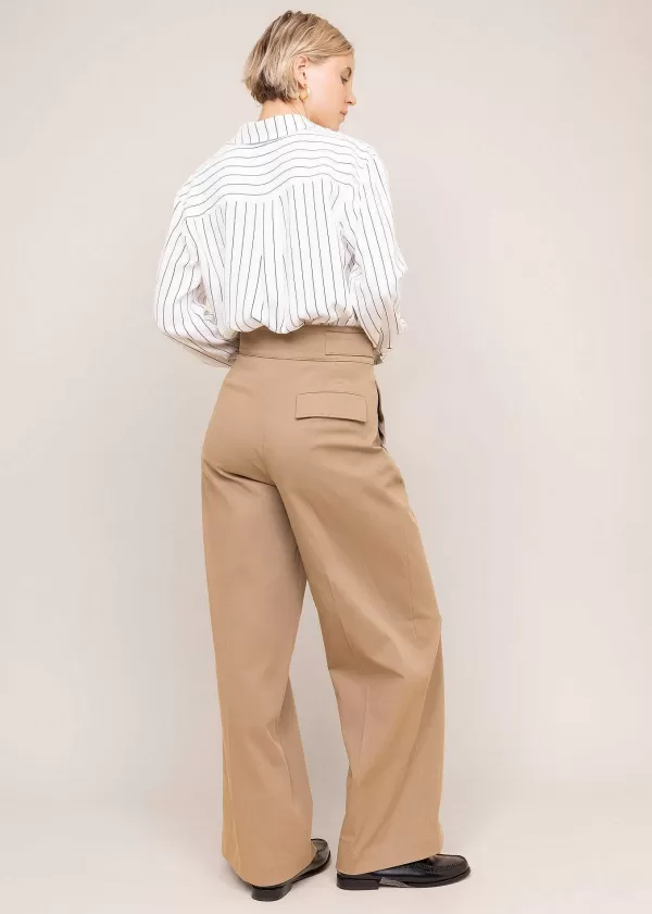 Twill Broek Wide Leg | Vanilia Discount
