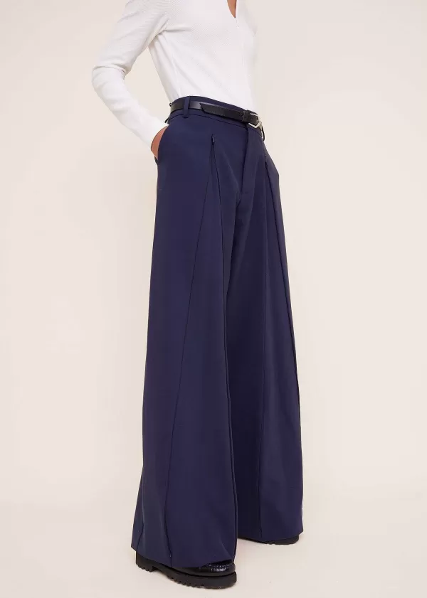 Wide Leg Broek Met Rits | Vanilia Best Sale