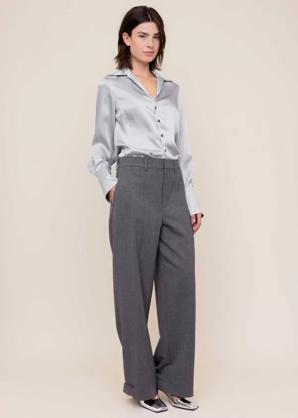 Wollen Broek Tailored Wide Leg | Vanilia Cheap