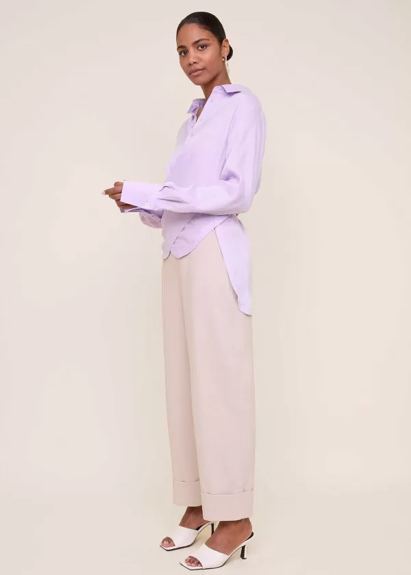 Wrap Tie Lyocell Blouse | Vanilia Cheap