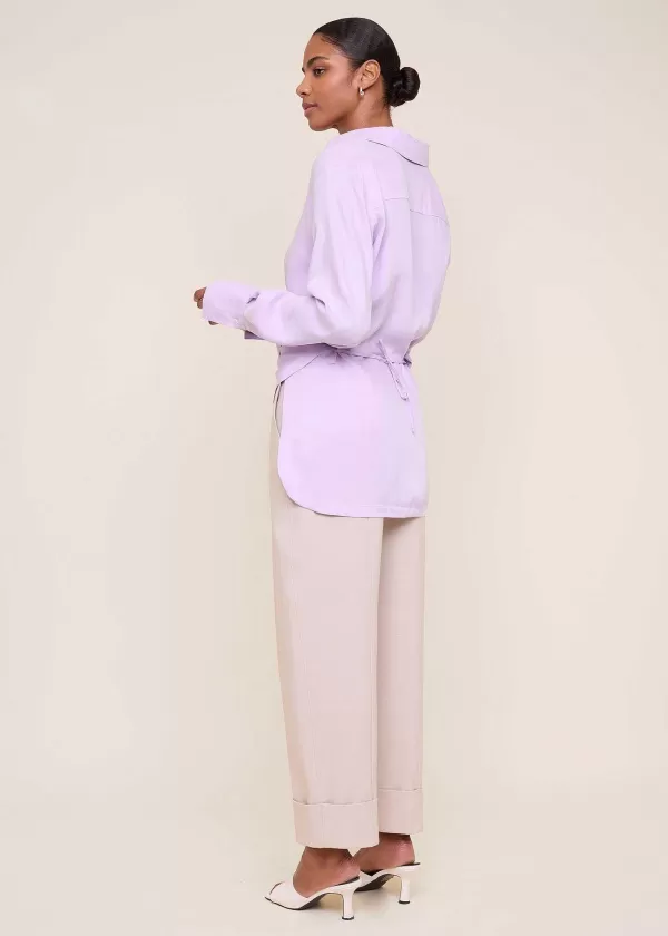 Wrap Tie Lyocell Blouse | Vanilia Cheap