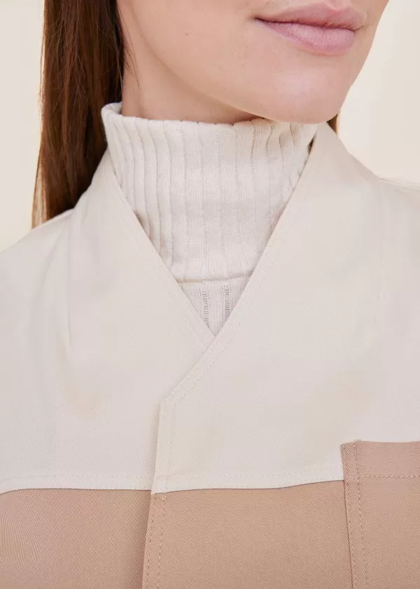 Wrap Twill Jacket | Vanilia Clearance