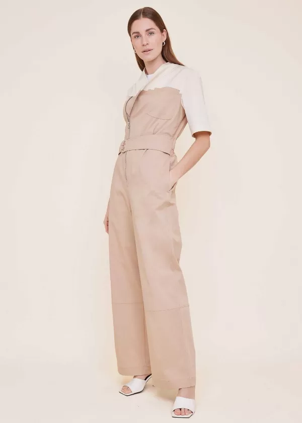 Wrap Twill Jumpsuit | Vanilia Shop